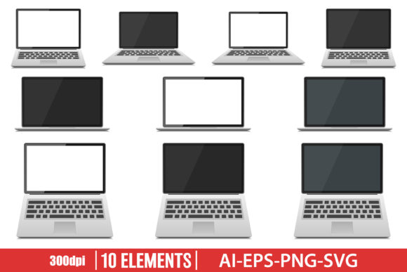 Download Laptop Device Clipart Set - Device Collection