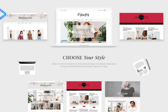 Download Feminine WordPress Theme - Premium Resources
