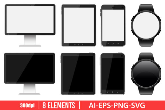 Download Digital Device Clipart Vector Design - Device Collection