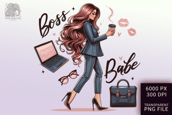 Download Girl Boss Entrepreneur Businesswoman Art - Premium Resources