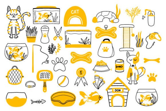 Download Vector Set for Pet Shop. - Pet shop Collection