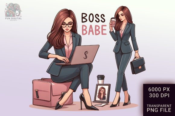 Download Girl Boss Entrepreneur Businesswoman Art - Premium Resources