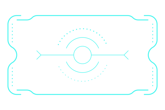 Download Hi Tech Panel Template. Blue Line Frame - Hi tech Collection