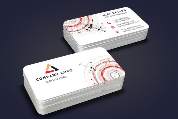 Download Abstract Hi Tech Business Card Design Te - Hi tech Collection